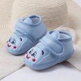 thumbnail image 2 of LoyisViDion Toddler Shoes Clearance Baby Girl Boy Soft Shoes Sole Cartoon Anti-Slip Shoes Toddler Shoes Blue 0-6 Month, 2 of 5