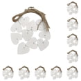 thumbnail image 2 of Rebanadas de adornos Minnieouse 1 juego cuerda DIY Artesanía natural Chips hechos a mano Casa Adorn Blanco 10piezas, 2 of 6