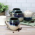 thumbnail image 6 of Meritage Lexington 4 Piece 20 Ounce Stoneware Two Tone Mug Set in Blue Multi, 6 of 6