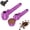 Purple *2 pack, variant on KAQ Coffee Scoop & Funnel for Reusable K Cup Refillable Coffee Pods, Coffee Measuring Spoon 2 Tablespoon Capacity, Scoop with Funnel for Ground Coffee, Protein Powder, Tea (Red, 2 Pack)