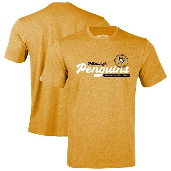 Youth Levelwear  Gold Pittsburgh Penguins Little Richmond Monument T-Shirt