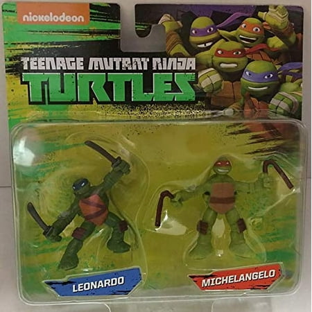 Teenage Mutant Ninja Turtles Leo & Mikey Mini Figure 2 Pack