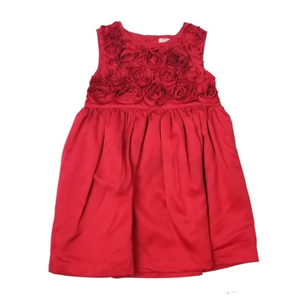 Carters Infant Baby Girls Red Rose Christmas Holiday Party Dress 24M ...