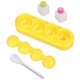 thumbnail image 1 of Ruifaya Lote de 1 mini moldes para hacer bolas de arroz con dibujos animados creativos para shushi y bento, 1 of 1