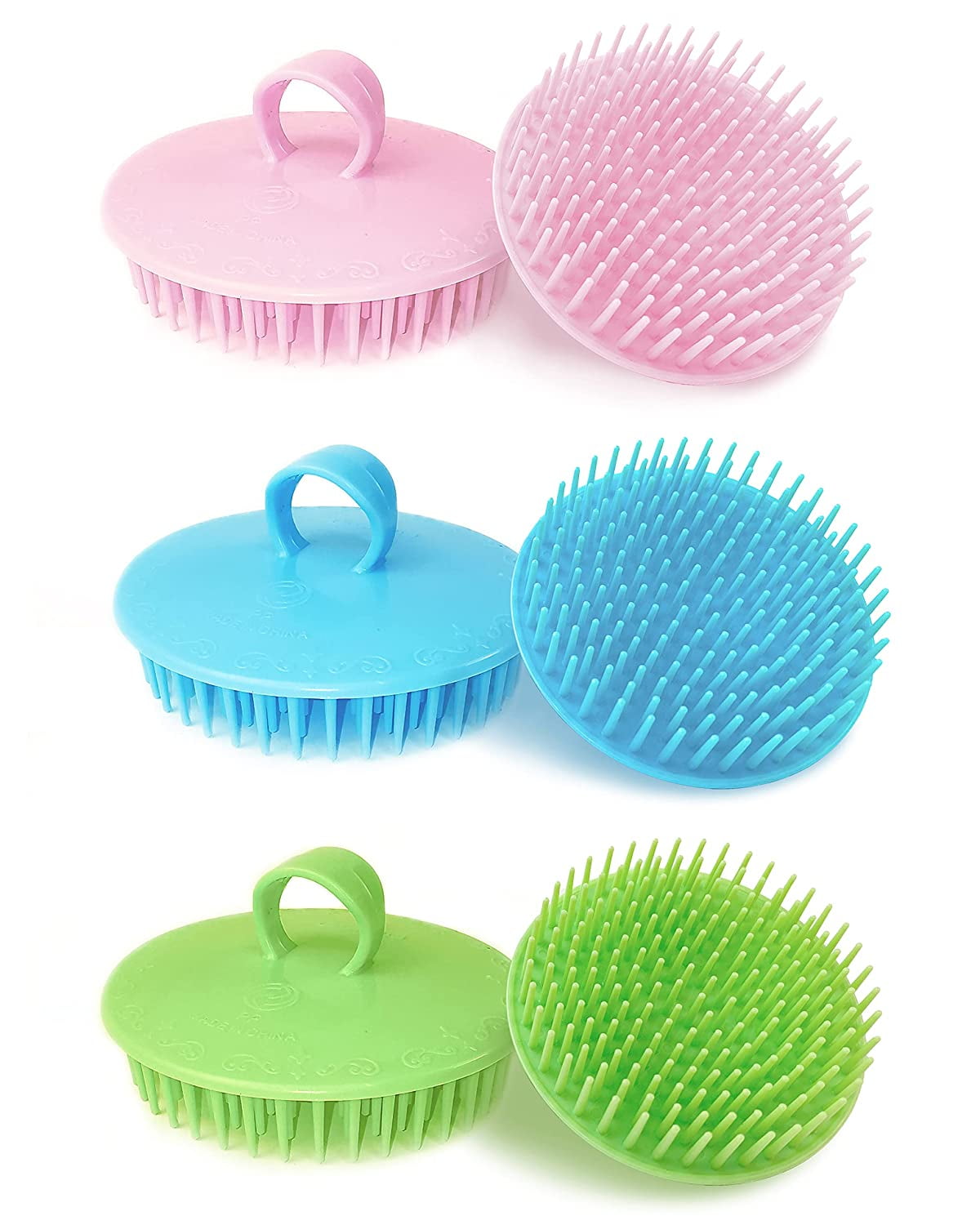 Hair Scalp Massager Shampoo Brush, 6 Pcs Scalp Brush Shower, Soft Scalp