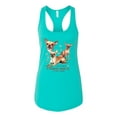 thumbnail image 2 of Wild Bobby, If It's Not a Chihuahua It's Just a Dog Gift, Women Racerback Tank Top, Tahiti Blue, X-Large, 2 of 4