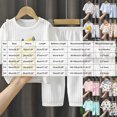 thumbnail image 3 of bwdbhd Kids Pajamas Sets Boys Girls 2-Piece Sleepwear Set Long Sleeve Casual Kids Clothes, 3 of 4