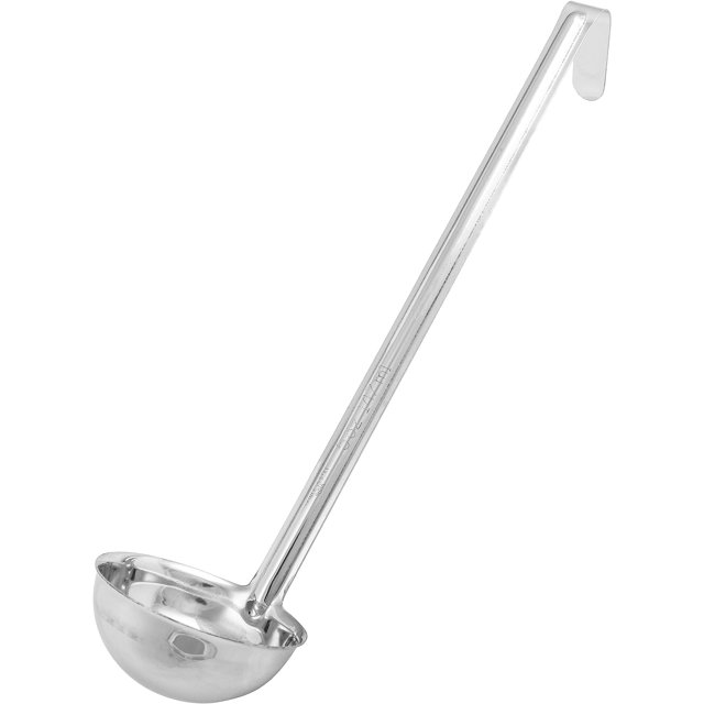 Winco One Piece Ladle, 5 Ounce, Stainless