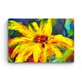 thumbnail image 3 of Startonight Canvas Wall Art Abstract Yellow Red Flower Painting Framed 32" x 48", 3 of 6
