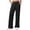 *Black, variant on ClodeEU Womens Elast Waist Wide Leg Pant,Casual Baggy Pant With Pockets Gray,Womens Plus XXL