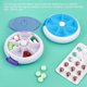 thumbnail image 5 of 7-Day Pill Organizer with 2 Portable Cases, Waterproof Travel Medicine Dispenser, Compact Daily Medication Storage Solution, 5 of 5