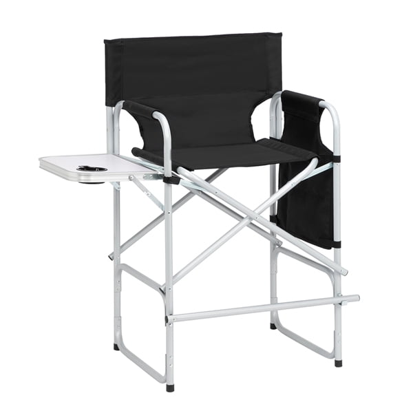 Outdoor Folding Camping Chair, Portable Lightweight Directors Chair