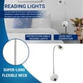 thumbnail image 6 of Reading Light LED Hose Spotlight Hose Wall Lamp Gooseneck Lamp Touch Control for Bedside Reading Warm Light US Plug, 6 of 6