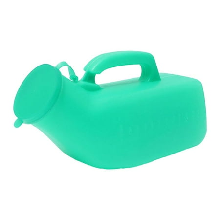 

Male urine with lid autoclavable For travel camping patient 1.2L Green