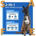 thumbnail image 2 of XTBCN Dog Bark Collar for Large & Medium Dogs - Rechargeable & Waterproof with 4 Training Modes (Beep, Vibration, Shock) & 5 Sensitivity Levels - No Bark Collar with IP67 Waterproof, 2 of 7