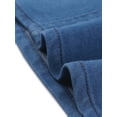 thumbnail image 6 of INSPIRE CHIC Women's High Elastic Waist Belted Short Pencil Skirt with Pockets S Blue, 6 of 6