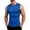 #0563-Blue, variant on Ceisia Mens Color Block Quick Dry Compression Short Sleeve Crew Neck Athletic Workout Base Layer T-Shirt (Blue S) Father's Day Gift