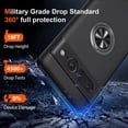 thumbnail image 2 of KOMI for Google Pixel 7 Pro Case, Slim Fit Case for Pixel 7 Pro with Invisible Ring Kickstand, [Military Grade Drop Tested] Dual Layer Shockproof Protective Phone Case for Pixel 7 Pro 6.7", Black, 2 of 5