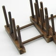 thumbnail image 3 of Leonard Bottle Drying Rack Display Cabinet Plate Holders Baby Bottle Drying Rack Lid Organizer Cutting Board Organizer Plate Holder Plate Rack Wood Plates Bottle Rack Dish Rack and Drainboard Set, 3 of 7