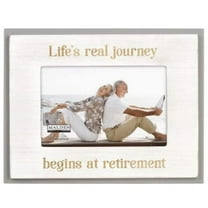 Malden 4X6 Life'S Real Journey,Retire Picture Frame, Beige