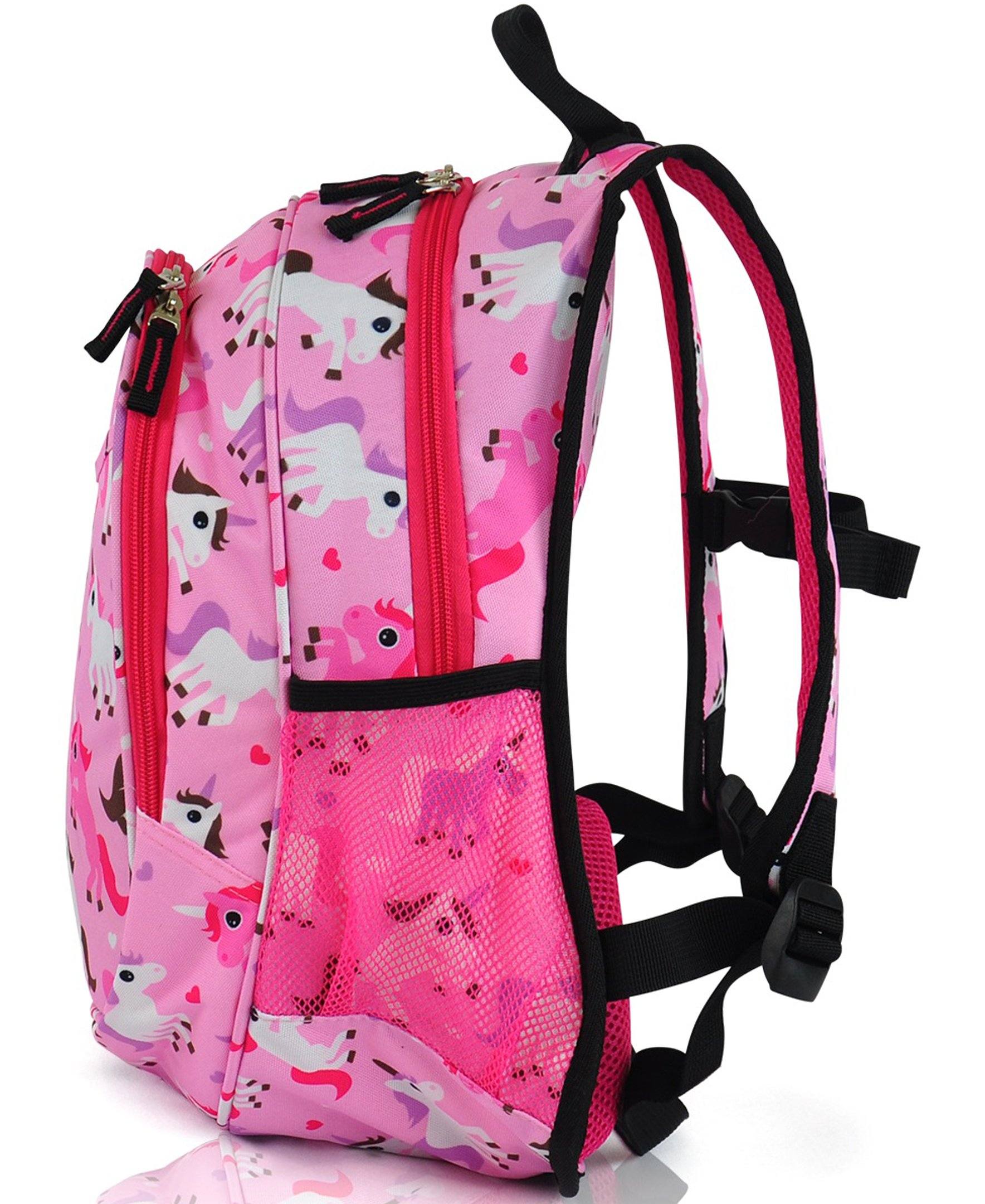 O3KCBP020 Obersee Mini Preschool All-in-One Backpack for Toddlers and Kids with integrated Insulated Cooler | Unicorn - image 4 of 5