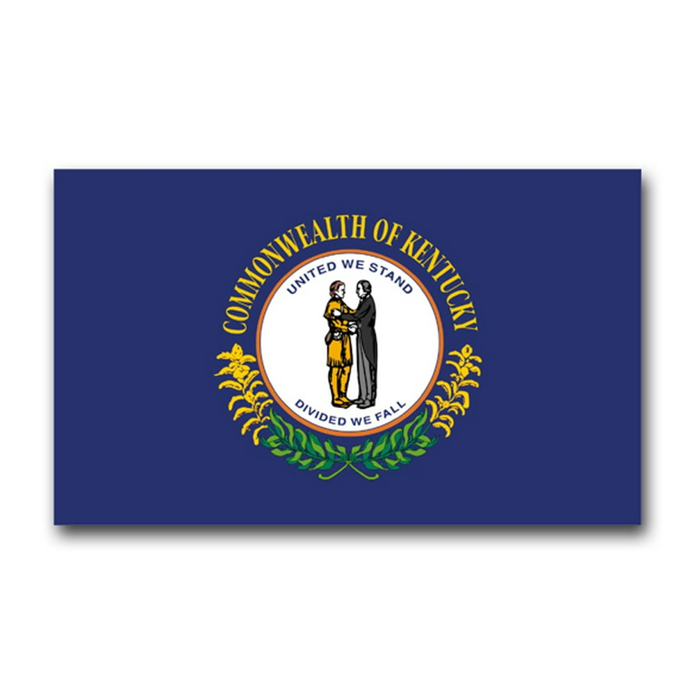 3.8 Inch Kentucky State Flag Vinyl Transfer Decal - Walmart.com