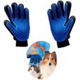 thumbnail image 4 of Guantes para depilación de mascotas, guantes suaves de belleza para mascotas, guantes para depilación con cepillo, guantes de masaje con diseño mejorado de cinco dedos, adecuados para perros y gatos, 4 of 5