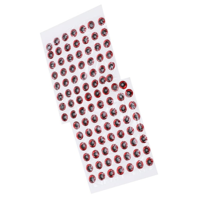 Pegatina De Ojo De Pez De Simulación, Diseño Tridimensional Ojos De Señuelo De Pesca Fuerte Adherencia Pequeña Luz Para Cebos De Bricolaje Para Manualidades Para Entusiastas De ANGGREK Rojo