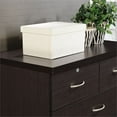 thumbnail image 4 of Pemberly Row Tall 7 Drawer Chest with 2 Locking Drawers in Chocolate, 4 of 5