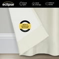 thumbnail image 4 of Eclipse Kendall Modern Blackout Curtains, 63 In Long x 42 In Wide, Ivory, Sold as a Single Curtain Panel, 4 of 7
