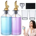 thumbnail image 1 of Dispensador de aceite de oliva de vidrio dispensador de enjuague bucal de vidrio de 350 ml bien sellado para baño ANGGREK Otros, 1 of 8