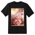 thumbnail image 2 of Plus Size Shirt for Women Black Tops for Women Short Sleeves Shirt for Women Pink Gold1 T Shirt Crewneck Shirt for Women 2XL, 2 of 5