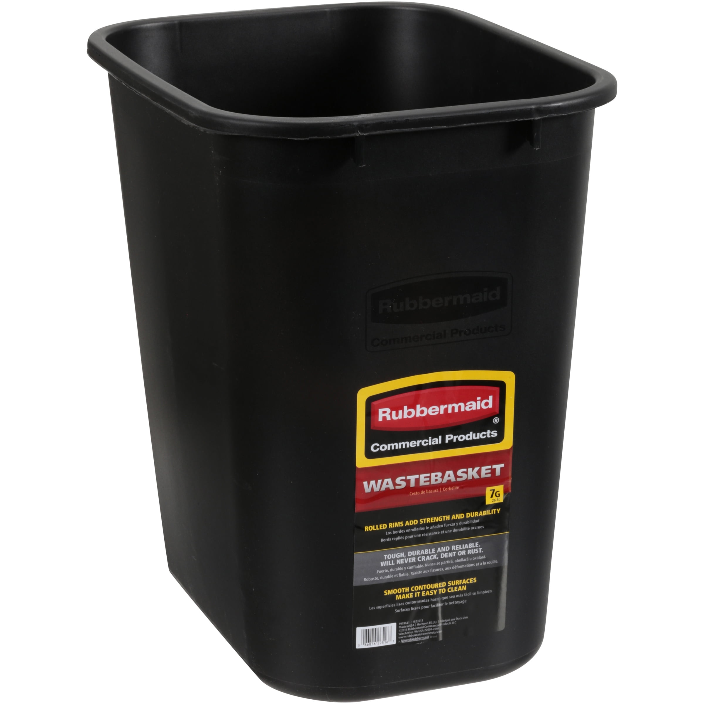 Pack of 12 Recycle Can Blue Janico 1037BL-12 41 Qt Rectangular Wastebasket 