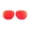 Fire Red - Polarized, variant on Walleva Black Polarized Replacement Lenses For Ray-Ban RB3548N 48mm Sunglasses