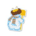thumbnail image 3 of Riolis Plastic Canvas Kit 3"X2.75"-Christmas Tree - Snowmen (10 Count), 3 of 4