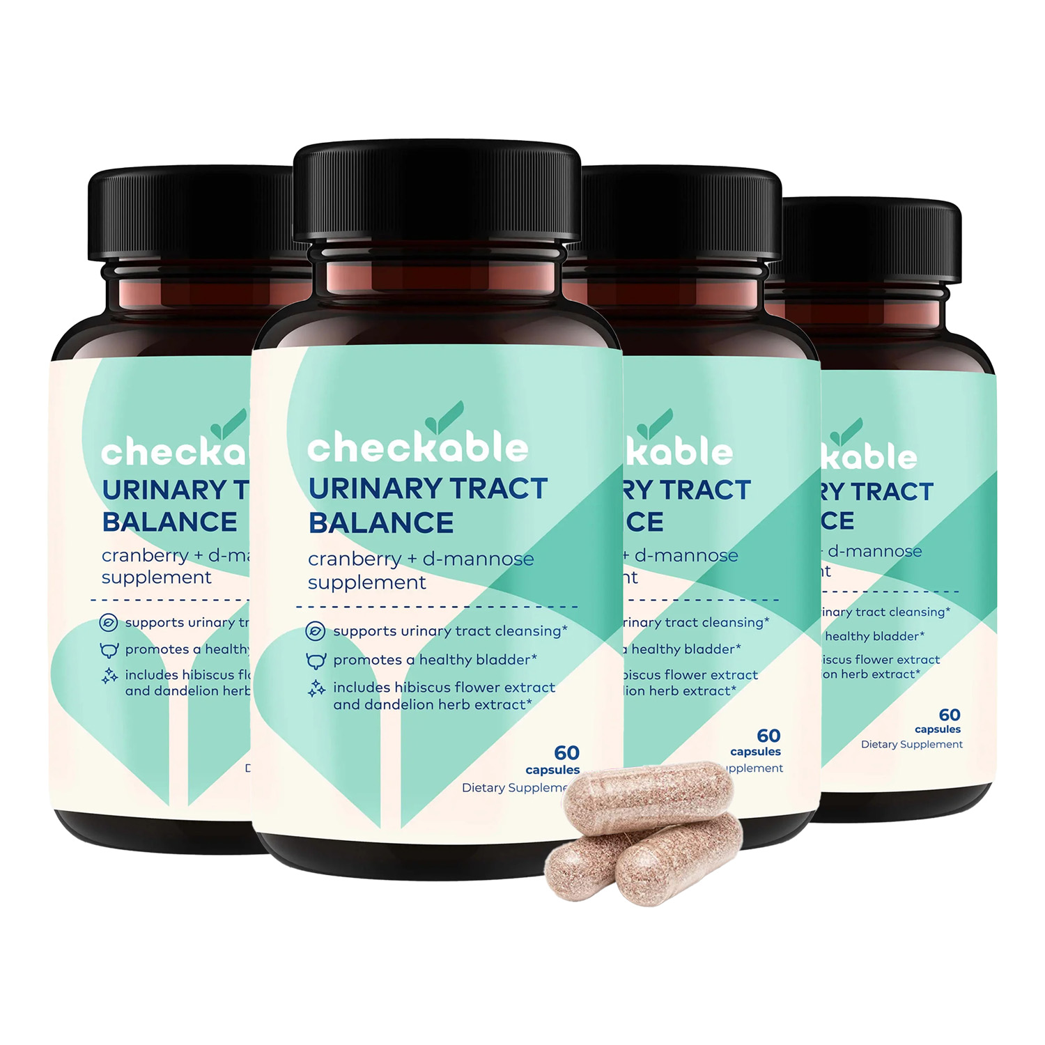 Checkable® DMannose UTI Supplements Bladder Health and Urinary Tract