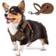 thumbnail image 1 of Arnés para perros de tela de gamuza suave al tacto, chaleco para mascotas, arnés reflectante ajustable que no tira para cachorros, perros pequeños y medianos, 1 of 8