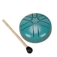 thumbnail image 1 of Tambor de lluvia Tambor de lengüeta de acero de 3 pulgadas y 6 tonos Mini tambor de mano Decoración de jardín al aire libre Impermeable Aleación de acero Portátil Regalo de relajación Tambor de lengüe, 1 of 1