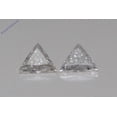 thumbnail image 2 of Triangle Natural Mined Diamond Stud Earrings 14k Yellow Gold (0.82 Ct,H Color,VS2-SI1 Clarity), 2 of 2
