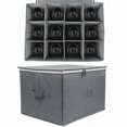 thumbnail image 4 of Wine Glass Storage Box Collapsible Goblet Storage Box, 4 of 5