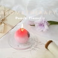 thumbnail image 5 of Peach shape candle simulation fruit candle peach fragrance candle, 5 of 6