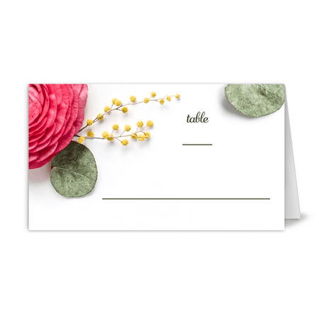 Personalized Wedding Place Card - Real Love - 3.5 x 2 (Best Place To Order Invitations)