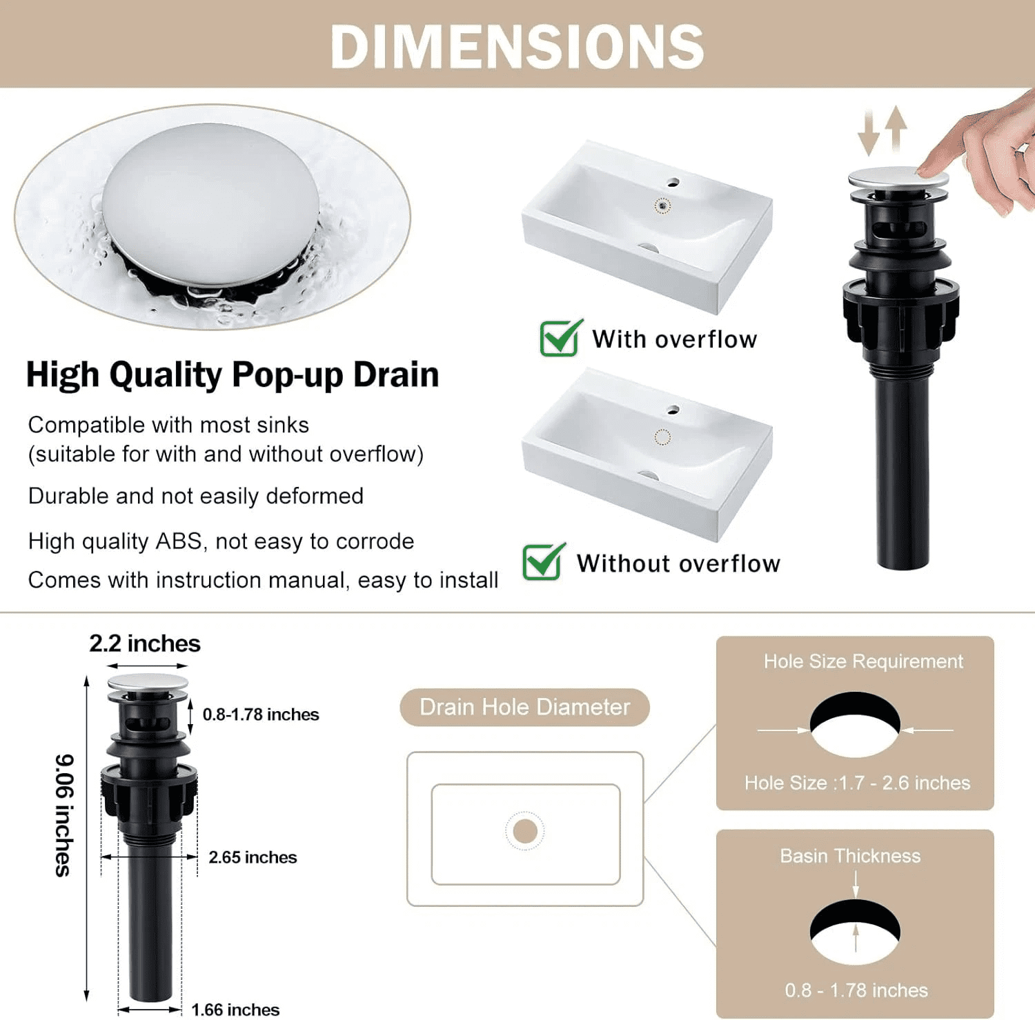 Zovajonia  Bathroom Basin Sink faucet Waterfall Spout Single Handle Mixer Tap W/Cover&Drain Polished Chrome
