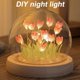 thumbnail image 4 of Lámpara Mesa Flores Artificial S Plástico Tulipán La Noche, 4 of 9