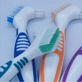 thumbnail image 4 of Soidarity Cepillo de limpieza para dentaduras postizas, cepillo de limpieza para dentaduras postizas de doble cabezal, apto para personas cuidado de los oídos, 4 of 6