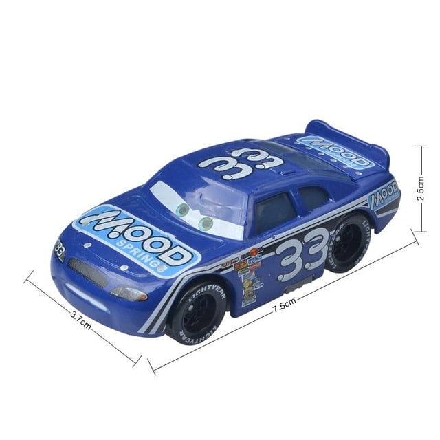 La nueva alta calidad Disney Pixar Cars 3 Number Racer 1:55 Diecast Metal aleación modelo coche juguete para niños regalos de navidad Gao Jinjia LED