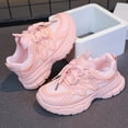 thumbnail image 5 of Zshosam Sneakers for Toddler Girls Unisex Baby Girls Boys Shoes Infant Soft Sole Canvas Newborn Walkers High Top Anti-Slip Sneakers Size 1.5,(Pink Big Kids 1.5), 5 of 6