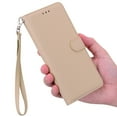 thumbnail image 1 of TECH CIRCLE PU Premium Leather Solid Color, Wallet Case for iPhone XS/X.Flip Kickstand Ultra-Slim Cover for iPhone XS/X 5.8 inch,Beige, 1 of 6