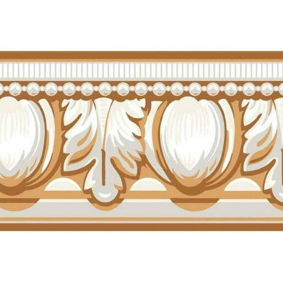 York Wallcoverings Architectural Egg Dart Wallpaper Border