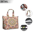 thumbnail image 2 of Colorful Boho Mala Travel Duffel Artistic Psychedelic Pattern Weekender Bag, Meditation Healing Room Tote, Relaxation Inspired, 2 of 5